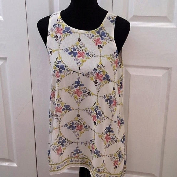 NWT Max Studio Floral Tunic   Size M - Picture 1 of 14